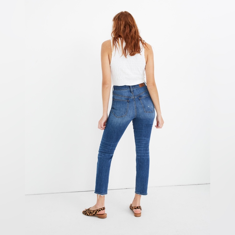 Madewell “The Perfect Vintage Crop” Jeans in Cassie Wash Size 27